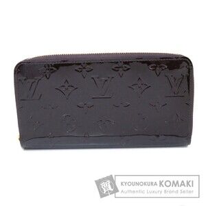 Louis Vuitton Zippy Wallet Vernis Patent Amaranth Purple Long